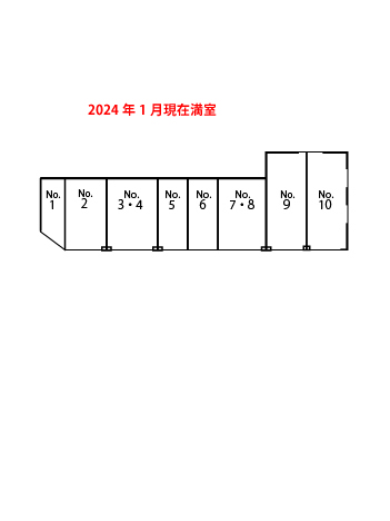 平野区レンタル倉庫見取り図